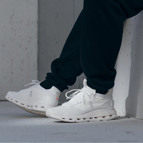 On Running Other - NWOB ON Cloudnova Shoes All White Undyed White Mens